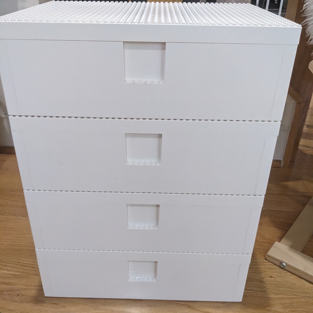 LEGO storage box with lid